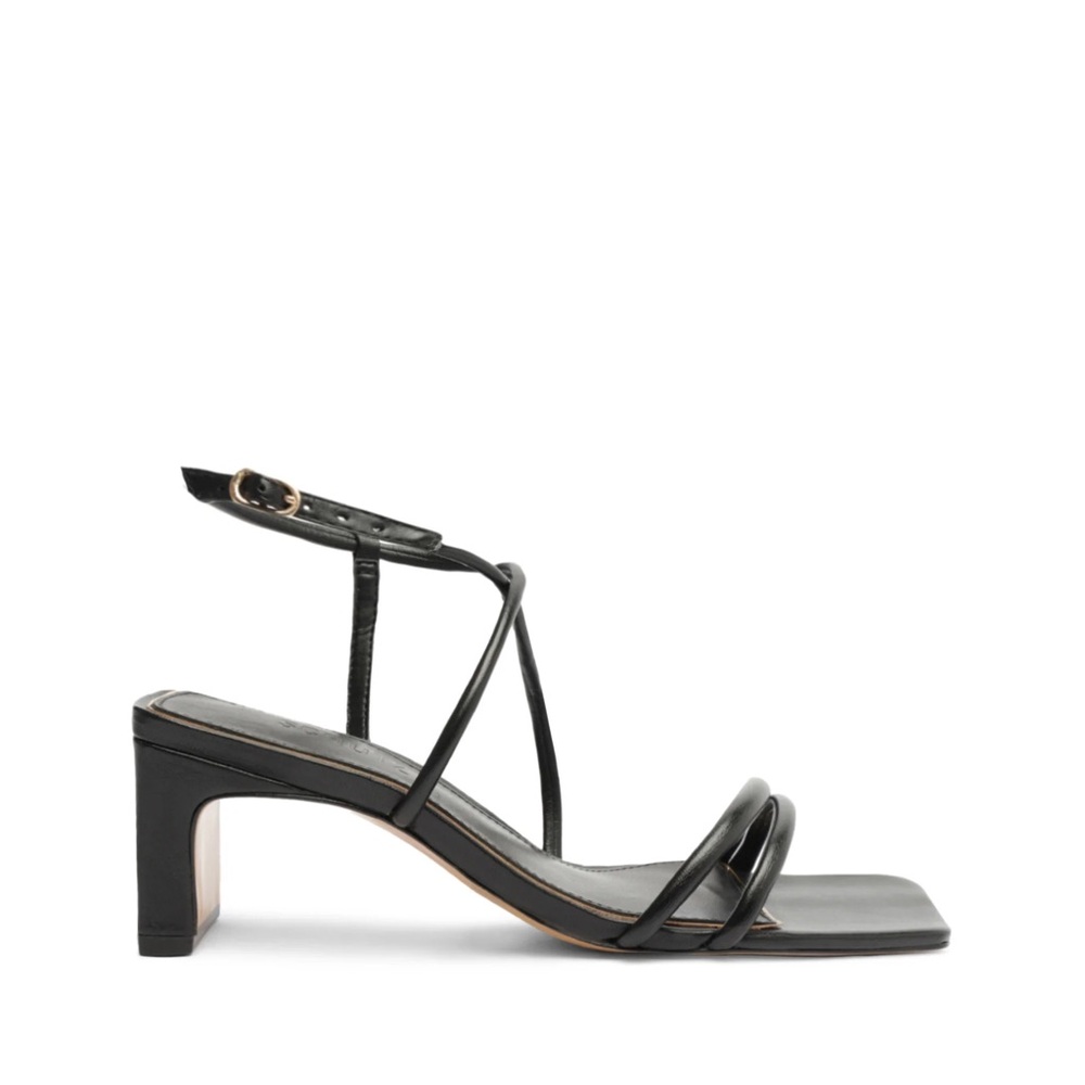SCHUTZ Black Strappy Sandals